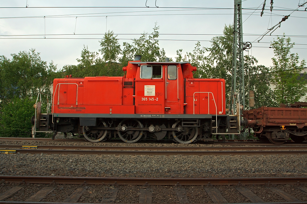 365 145-2 der GK Lokservice GbR am 05.06.2011 in Wetter-Volmarstein (Ruhr). Die V60 wurde 1963 von MaK unter der Fabrik -Nr. 600460 gebaut.