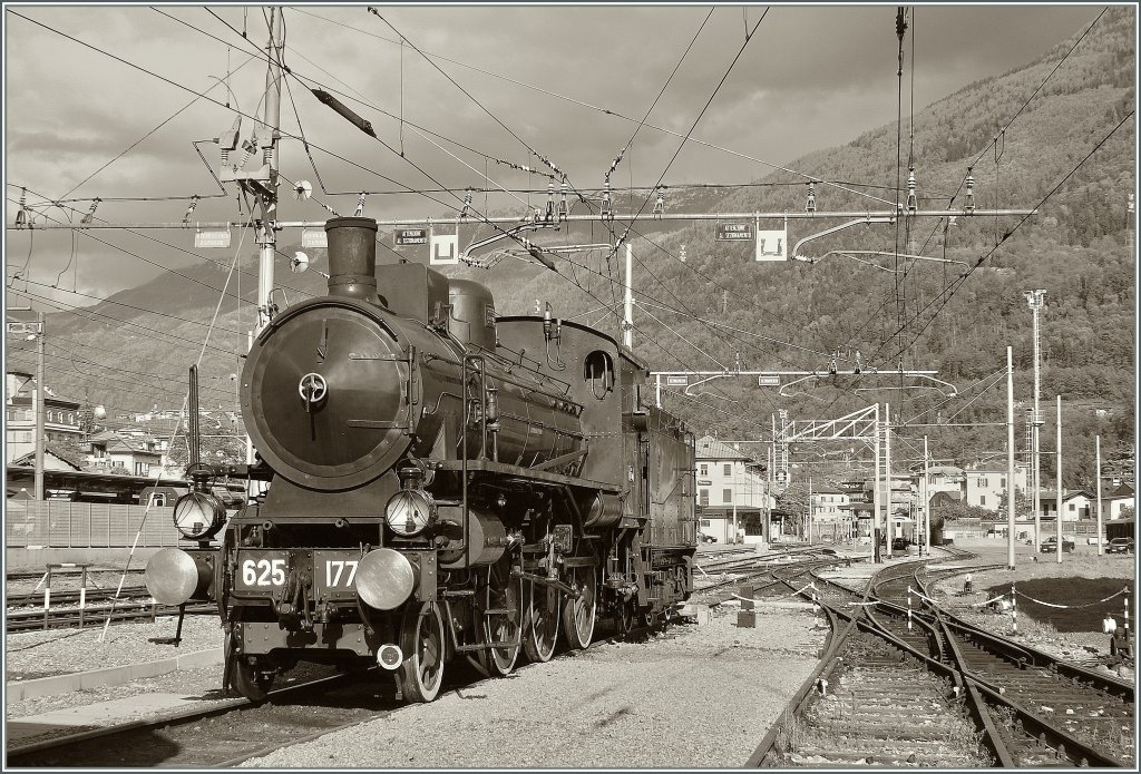 Die FS 625 177 in Tirano.
8. Mai 2010