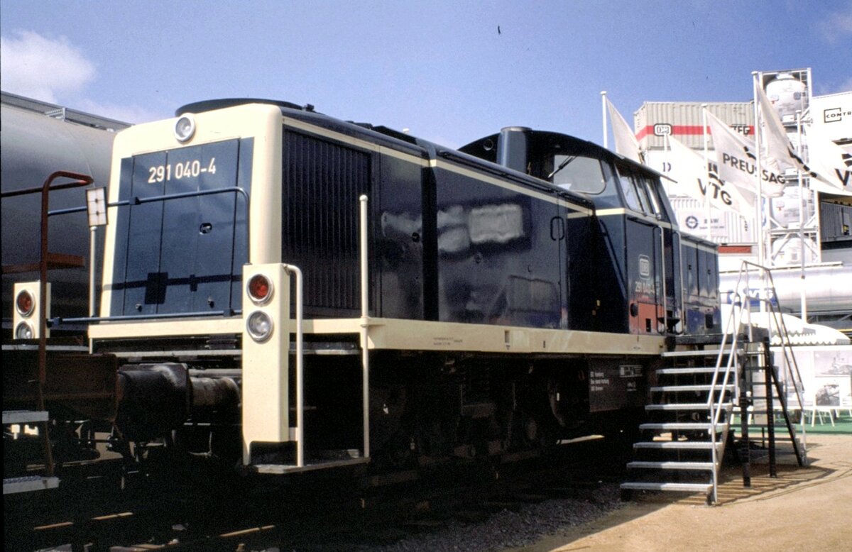 291 040-4 bei der IVA in Hamburg im Oktober 1979.