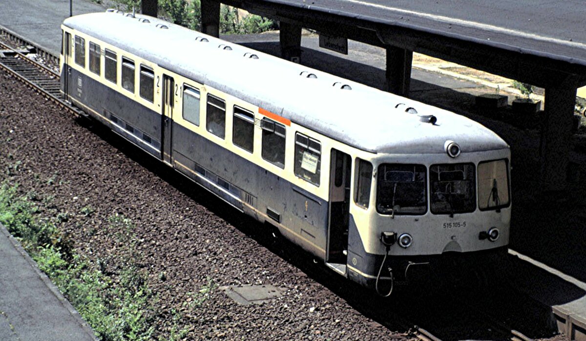 515 105-5 in Salzgitter-Lebenstedt im Juni 1989.