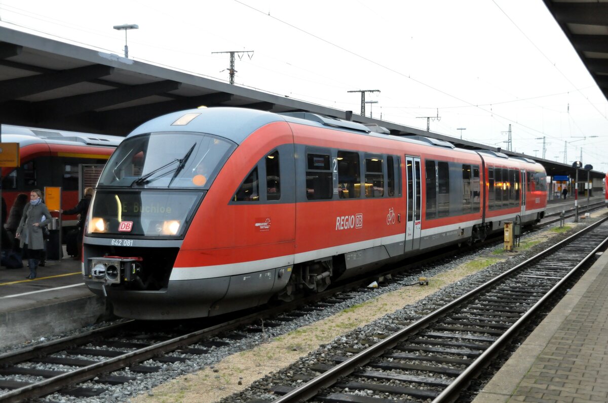 642 081 in Augsburg am 25.10.2009.