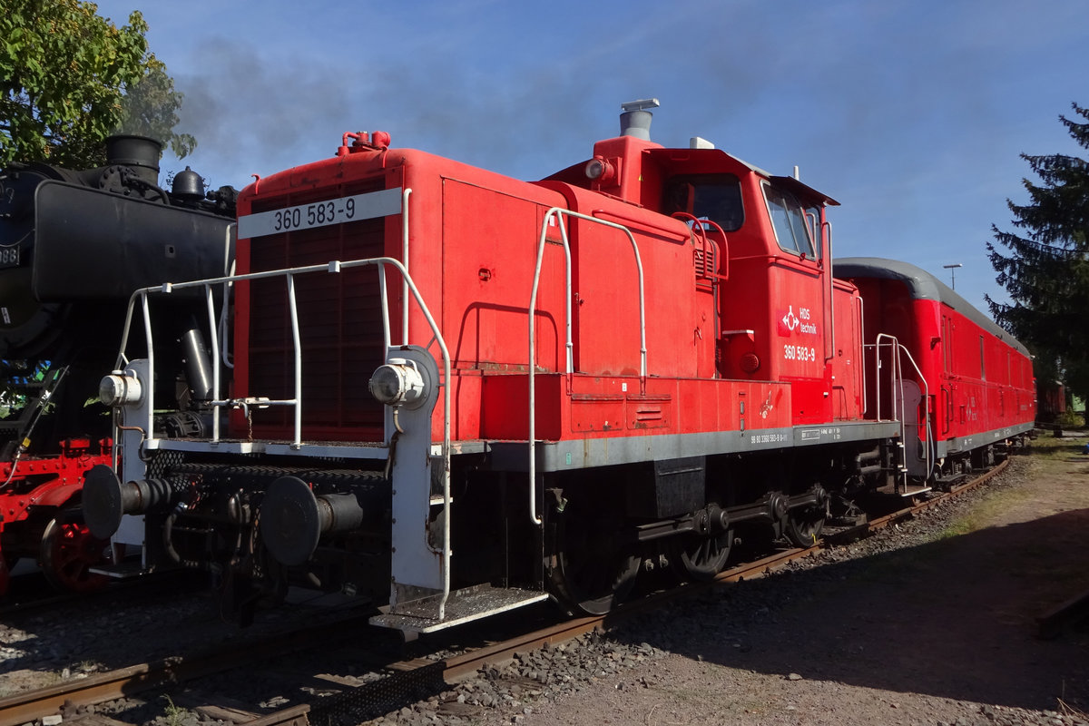 Am 15 September 2019 steht 360 583 ins Sdwestdeutsches Eisenbahnmuseum Heilbronn.