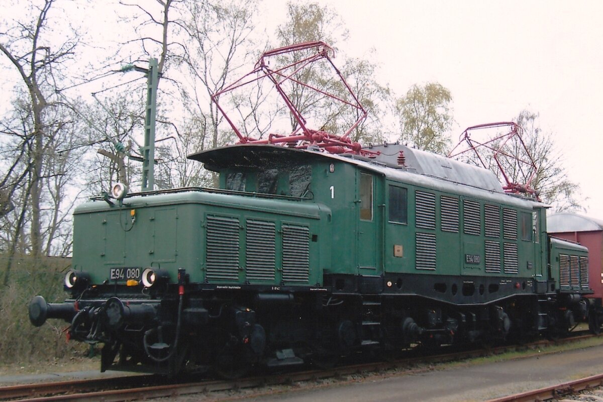 Am 17 April 2009 steht E94 080 ins DGEG-Museum in Bochum-Dahlhausen.