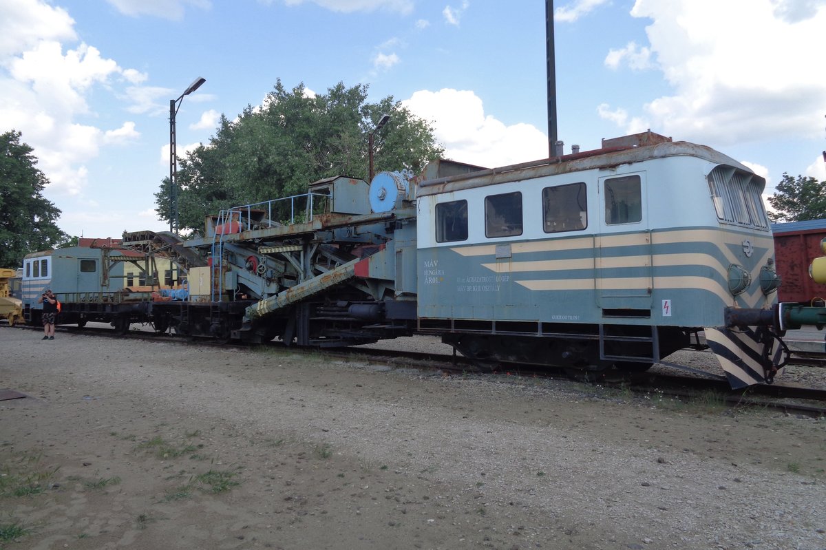 AR-01 steht am 12 Mai 2018 ins Budapester Eisenbahnmuseum. 