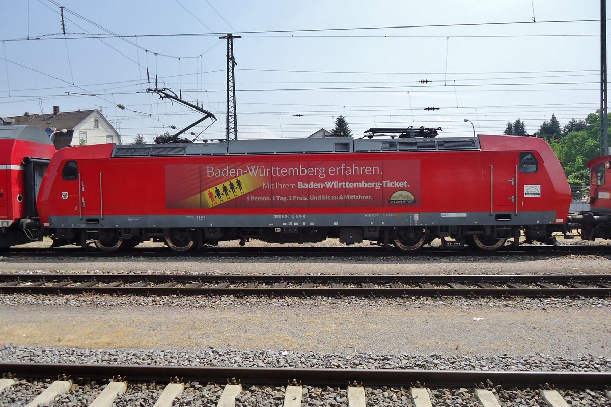 Auch in Offenburg kann Mann am 6 Juni 2014 das Baden-Württemberg-Ticket erfahren, wie 146 113 unter Beweis stellt. 