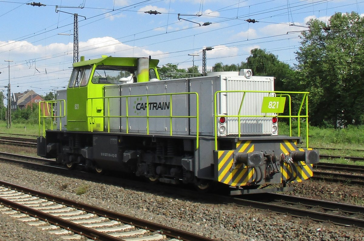 CapTrain 821 durchfahrt am 22 Mai 2017 Oberhausen Osterfeld Sd.
