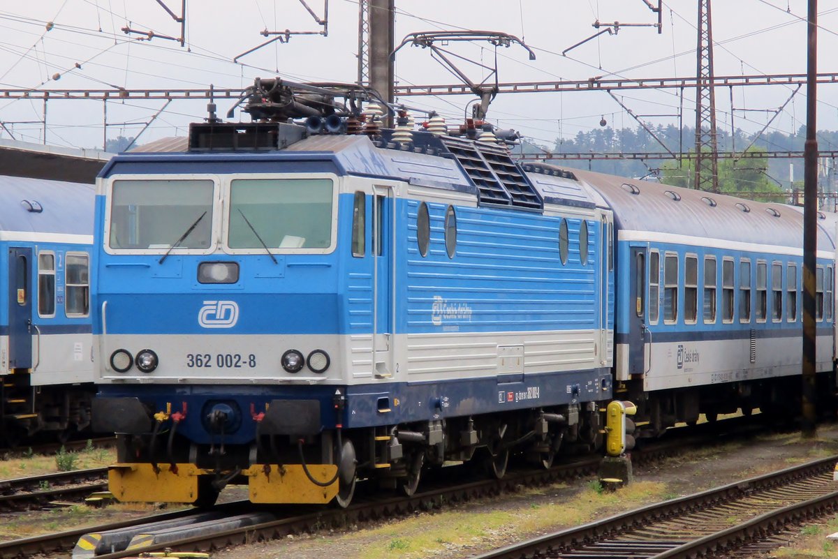 CD 362 002 steht am 16 Mai 2018 in Praha-Smichov. 