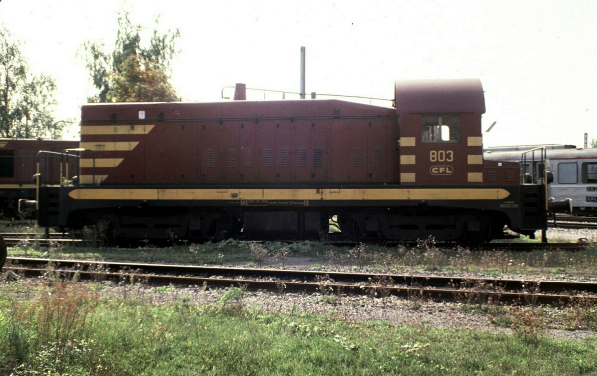 CFL 803 in Luxemburg im September 1992.