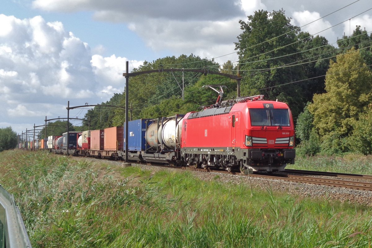 DB 193 313 durchfahrt Dordrecht-Zuid am 24 Augustus 2018.