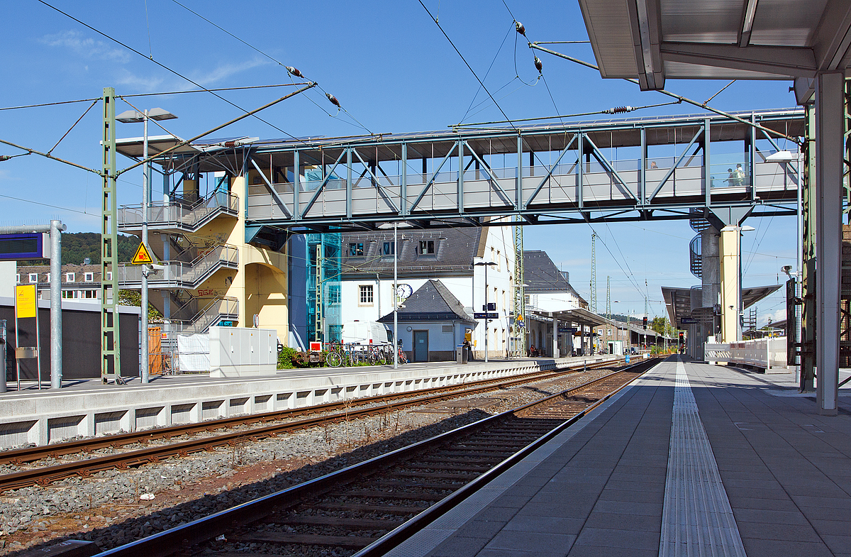 
Der Bahnhof Marburg an der Lahn am 13.08.2014