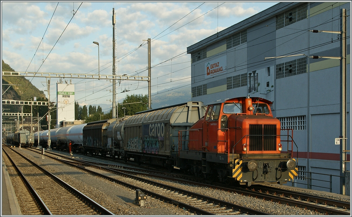 Die Em 837 853-1 in Visp.
29. Aug. 2013