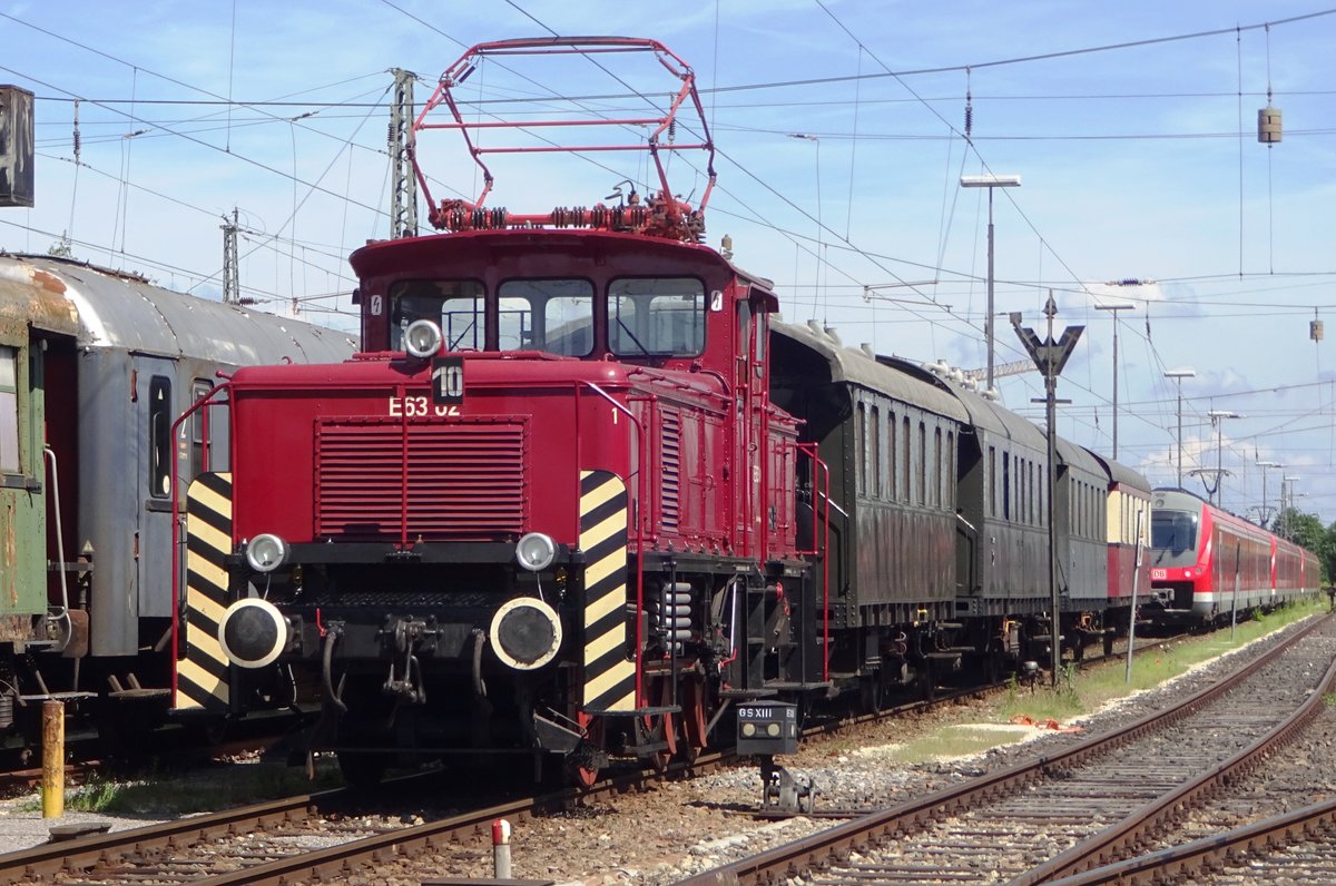E63-02 steht am 2 Juni 2019 ins BEM in Nötrdlingen.