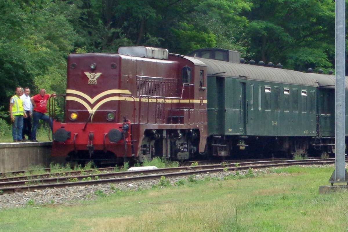 Ex-NS 2225 steht am 8 Juli 2017 in Kerkrade.