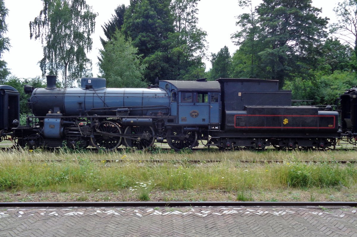 Ex-SJ 1220 steht am 8 Juli 2017 in Simpelveld.