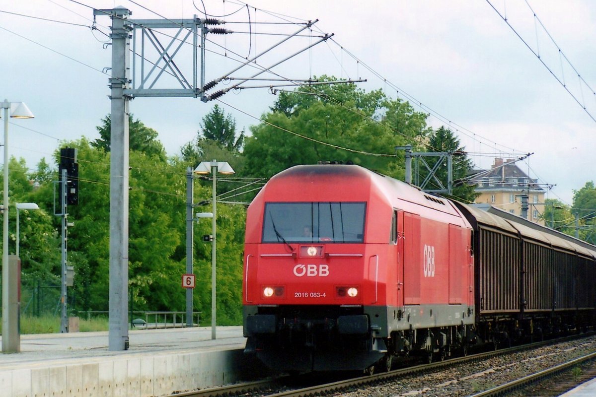 ÖBB 2016 083 durchfahrt Wien-Meidling am 31 Mai 2009.
