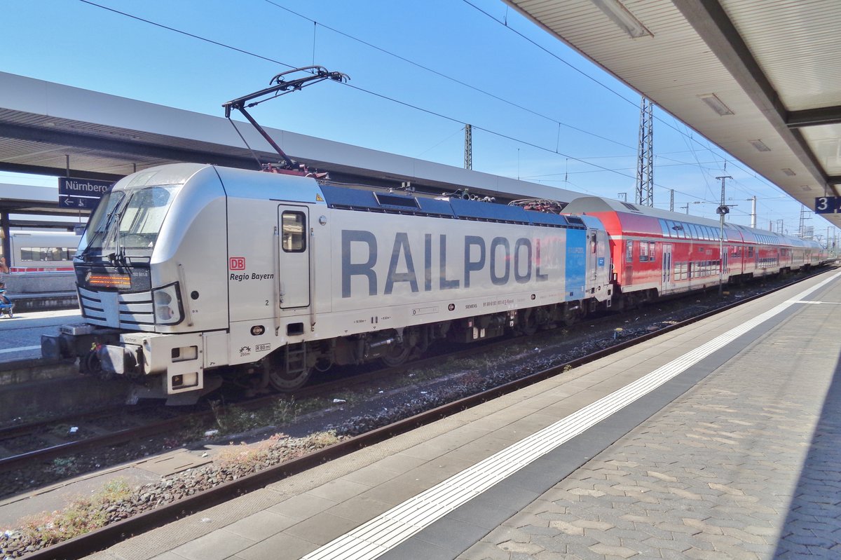 RailPool 193 801 steht am 21 Mai 2018 in Nürnberg Hbf.
