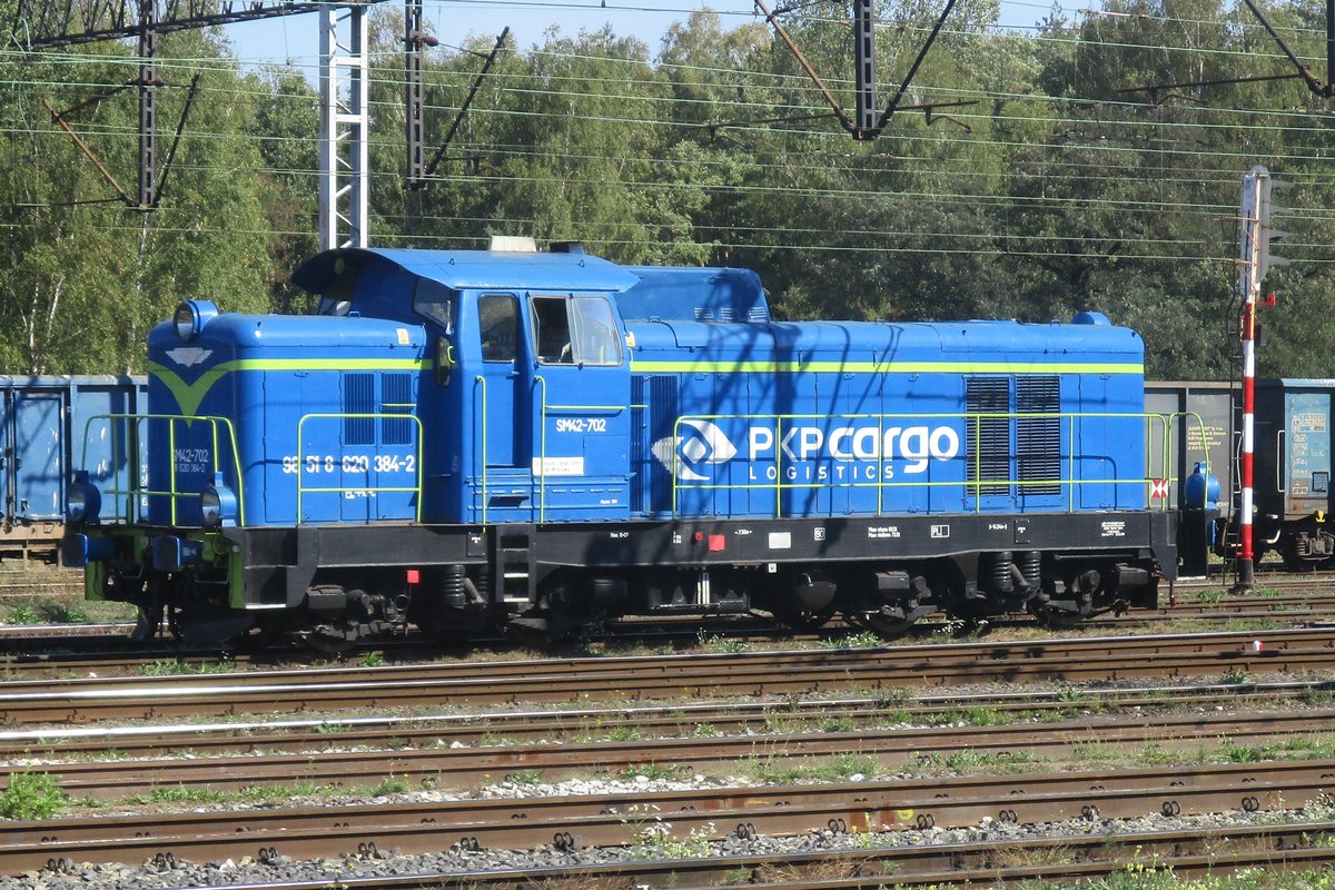 SM42-702 steht am 17 September 2018 in Wegliniec. 