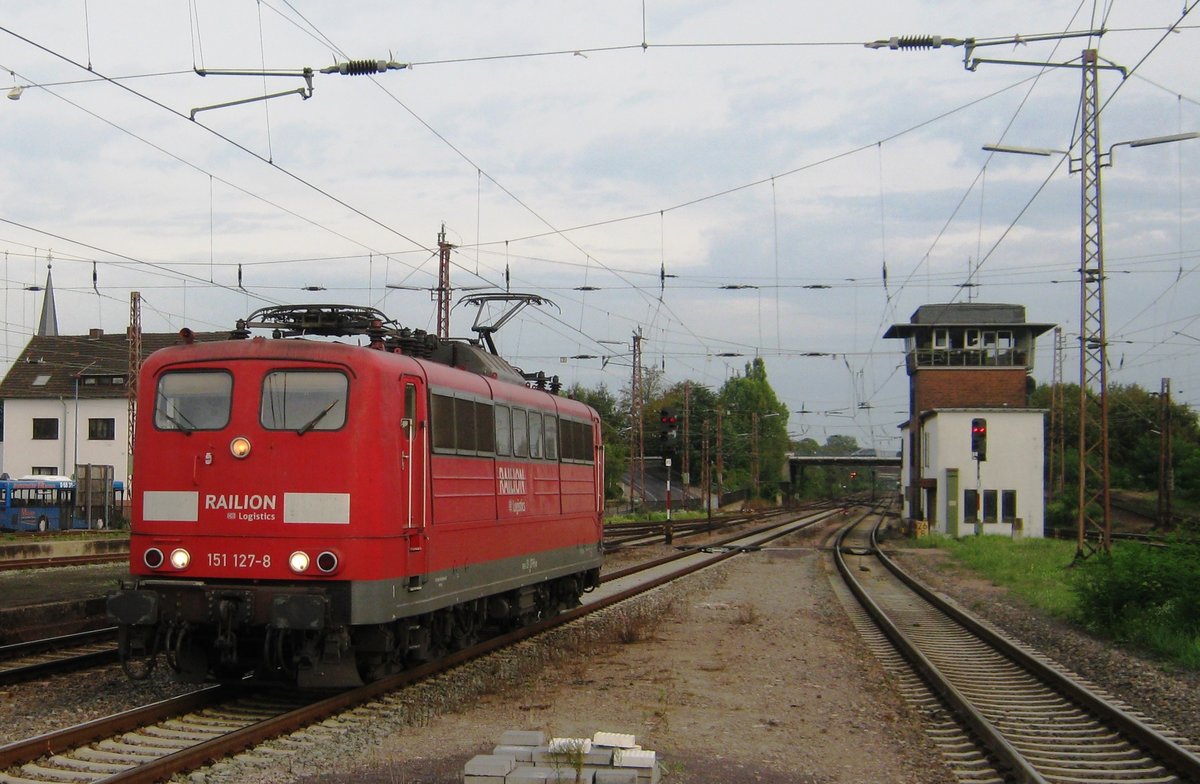 Solofahrt für 151 127 durch Dillingen (Saar) am 16 September 2011.
