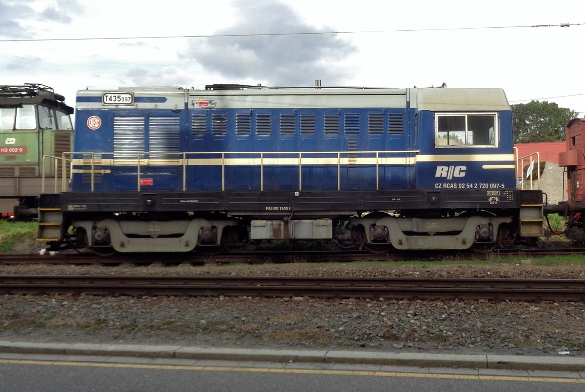 T435 097 steht am 15 September 2017 in Tabor.
