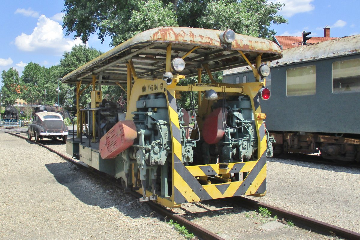 VKR 04-01 steht am 12 Mai 2018 ins Eisenbahnmuseum Budapest. 