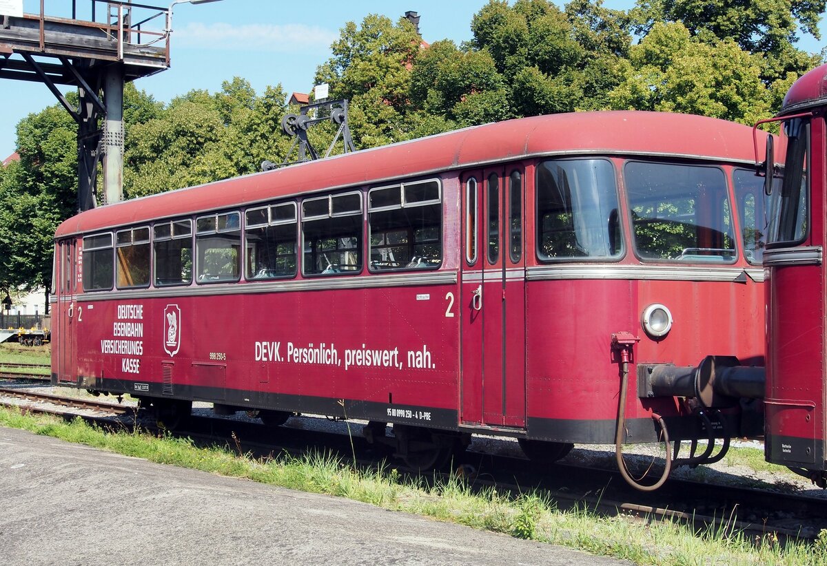 VT 98  95 80 0 998 250-5 D-PBE im Bahnpark Augsburg am 23.09.2015.