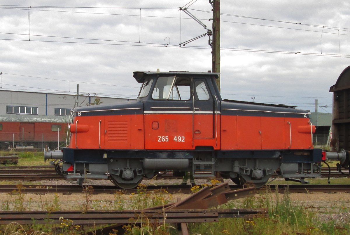 Z65 492 steht am 12 September 2015 ins Eisenbahnmuseum Gävle. Dieser Museum ist leider bis 2022 geschlossen.