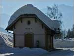 Die einstige Zwischenstation der stillgelegten Zahnradbahn Leuk-Leukerbad:Inden. Nun werden hier ...