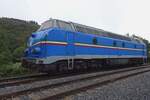 CFV3V 5538 steht am grauen 22 September 2023 in Treignes -der Lok wurde Eigentum von CFV3V nach ein Verkauf nach Kongo fehlschlug.