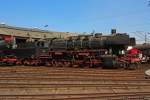 BR 50 Die 051 724-3 (ex 50 1724) am 23.04.2011 im S�dwestf�lische Eisenbahnmuseum in Siegen. 1941 wurde die Lok mit der Fabriknummer 2564 bei Krupp gebaut. Sie war letzte 50er der Deutschen Bundesbahn und wurde am 24.02.1977 ausgemustert.