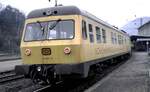 br-719-720-schienenpruefzug/751381/719-001-0-schienenpruefzug-in-geislingen-steige 719 001-0 Schienenprüfzug in Geislingen Steige am 06.02.1982.