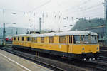 br-725---726-gleismesszug/676237/db-725-004-steht-am-19 DB 725 004 steht am 19 Oktober 2006 in Hagen Hbf.