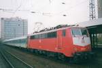 sonstige-nrw/640101/am-13-april-1999-verlaesst-111 Am 13 April 1999 verlsst 111 012 mit ein RB Essen Hbf.