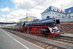 Die Dreizylinder-Schnellzug-Dampflokomotive 03 1010-2, ex DR 03 0010-3,  der Traditionsgemeinschaft Bw Halle P e.V.