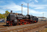   Die Bochumer DGEG 38 2267 (90 80 0038 267-5 D-DGEG) rangiert am 30.04.2017 im Eisenbahnmuseum Bochum-Dahlhausen.