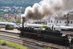 BR 50/794421/052-740-8-faehrt-aus-geislingen-steige 052 740-8 fährt aus Geislingen Steige aus am 12.09.2010.