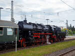 Dampfspektakel 2018 - Die 52 8154-8 vom EMBB - Eisenbahnmuseum Bayerischer Bahnhof e.V.