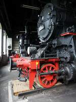 br-58-g-12/819524/front-der-58-261-im-saechsischen Front der 58 261 im Sächsischen Eisenbahnmuseum in Chemnitz am 19.04.2017.