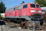 Am 15 September 2019 steht 217 012 ins Sdwestdeutsches Eisenbahnmuseum Heilbronn.
