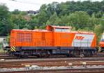   Die 293.003 (92 80 1293 003-0 D-RTS) der RTS Rail Transport Service GmbH, Graz (eine 100%ige Tochter der Swietelsky Baugesellschaft m.b.H), ex EBW V 130.15, ex DB 202 279-6, ex DR 202 279-6, ex DR