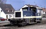 br-332-kof-iii/770857/332-246-8-in-voehringen-im-juni 332 246-8 in Vhringen im Juni 1991. (Als selbst kleine Bahnhofstationen noch Kf hatten).