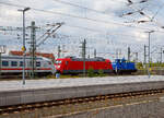 br-361-363-365-ex-261-db-v-60-schwere-bauart/778813/die-an-die-db-cargo-ag Die an die DB Cargo AG vermietete V 60 – 323 714-7 alias 323 006-6 (98 80 3363 714-7 D-PRESS) der PRESS - Eisenbahnbau- und Betriebsgesellschaft Pressnitztalbahn mbH (Jöhstadt), ex DB V 60 714, zieht am 11.06.2020 einen IC (mit zwei 101er) aus dem Hauptbahnhof Leipzig in die Abstellgruppe. 

Die V60 der schweren Ausführung wurde 1960 von MaK unter der Fabriknummer 600303 gebaut uns als V 60 714 an die DB - Deutsche Bundesbahn geliefert, 1968 erfolgte die Umzeichnung in DB 261 714-0.  Zum 01.10.1987 wurde sie, wie alle V60, zur Kleinlok und somit zur DB 361 714-9. Im Jahr 1990 erfolgte der Umbau bzw. die Ausrüstung mit Funkfernsteuerung und sie wurde dadurch zur DB 365 714-5. Die remotorisierung mit einem neuen CAT 3412E DI-TTA Motor erfolgte 2001 und sie wurde nun zur (heutigen) DB 363 714-7. Die Ausmusterung bei der DB erfolgte 2007 und sie wurde an die PRESS verkauft. Seit 2018 ist sie an die DB AG vermietet. 
