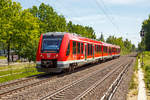   Der vareo 620 503 / 621 008 / 620 008 ein dreiteiliger Dieseltriebzug vom Typ ALSTOM Coradia LINT 81 der DB Regio (VAREO) erreicht am 01.06.2019, als RB 30   Rhein-Ahr-Bahn  (Ahrbrck - Remagen -