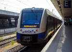 Der 622 222 (95 80 0622 222-7 D-ERIXX / 95 80 0622 722-6 D-ERIXX) und ein weiterer zweiteiliger Dieseltriebzug vom Typ ALSTOM Coradia LINT 54 (BR 622), stehen am 14 Mai 2020 im Hauptbahnhof Hannover,