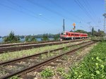 Am 31.08.16 wurde der 628 428 festgehalten als Rb 22717 (Friedrichshafen Stadt - Lindau hbf) bei der Überfahrt auf den Insel Bahnhof von Lindau.