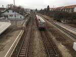Nachschuss auf die Rb 22364 nach Munderkinegn im Bahnhof Ehingen (Donau) wo von 628 004 gefahren wurde.