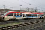 Werbetriebzug 1002-1 verlässt am 30 Jänner 2018 Düsseldorf Hbf.