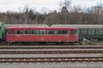 br-795-bis-798-etc-uerdinger-schienenbus/838863/am-14-februar-2024-steht-efzs Am 14 Februar 2024 steht EFZs Schienenbus 796 625 abgestellt in Rottweil.
