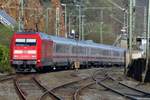 BR 101/624399/am-22-maerz-2017-treft-101 Am 22 März 2017 treft 101 097 mit deren IC nach Karlsruhe in Remagen ein.