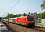 BR 101/689813/die-101-067-7-91-80-6101 
Die 101 067-7 (91 80 6101 067-7 D-DB) der DB Fernverkehr AG fährt am 05.06.2019 mit einem IC durch Gröbenzell in Richtung München.