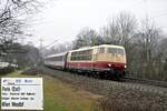 br-103-e-03/788934/103-245-7-mit-ec-mozart-in 103 245-7 mit EC Mozart in Ulm Ausfahrt am 27.01.2012.